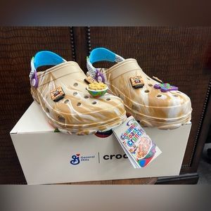 Limited edition General Mills Cinnamon Toast Crunch Crocs - NIB